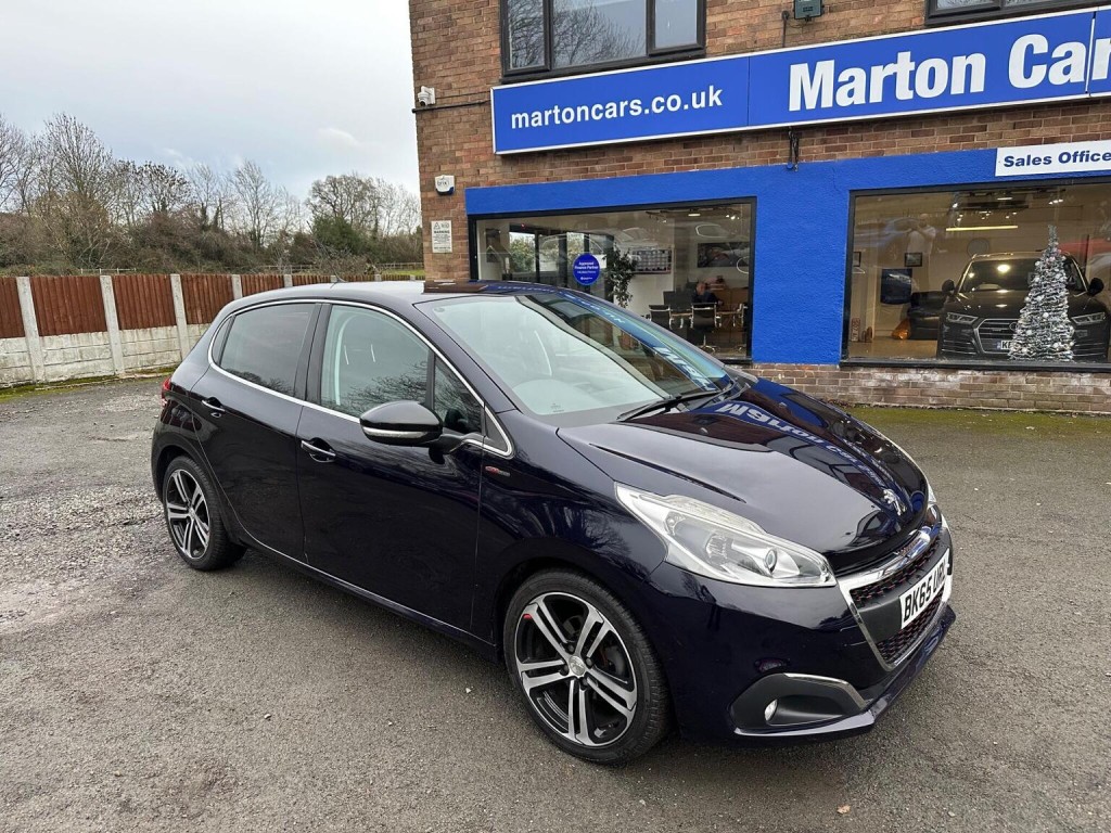 View PEUGEOT 208 1.2 PureTech GT Line Euro 6 (s/s) 5dr